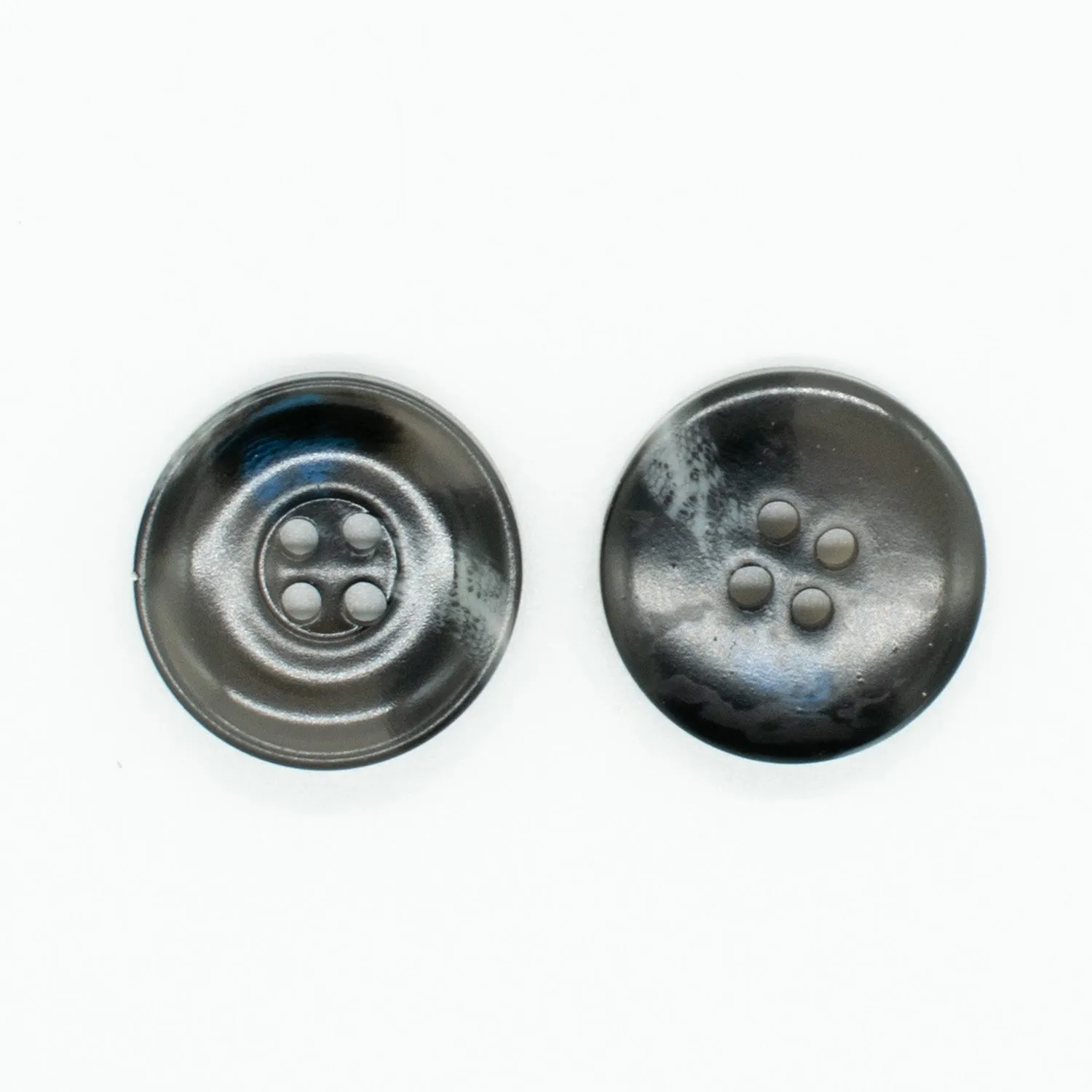 4 Hole Gloss Resin Horn Suit Blazer Button