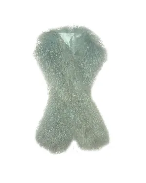 52" Curly Shearling Scarf