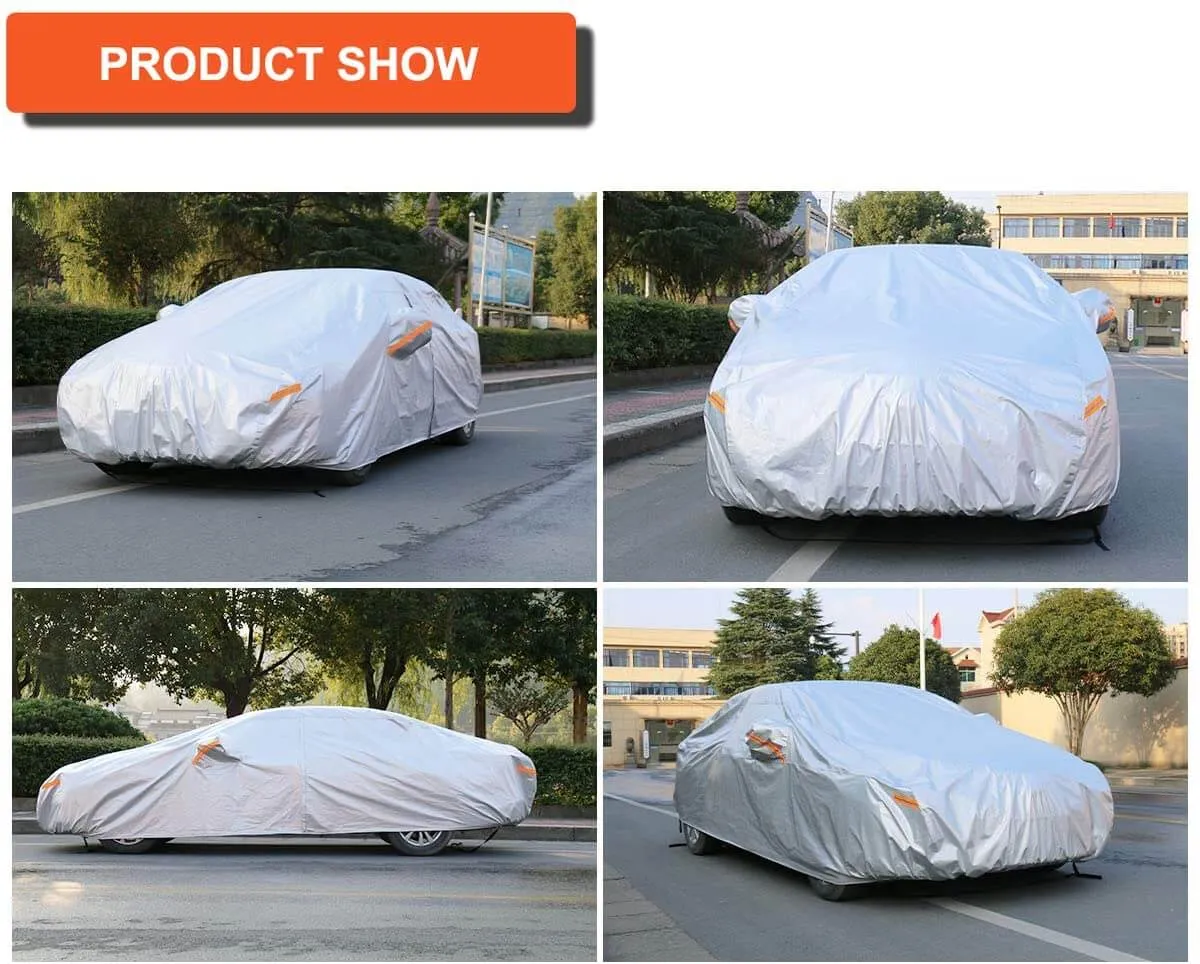 Aluminum Layer Car Cover for Sedan 3XXL