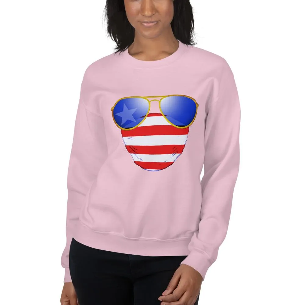 American Dude Abides - Unisex Crew Neck Sweatshirt