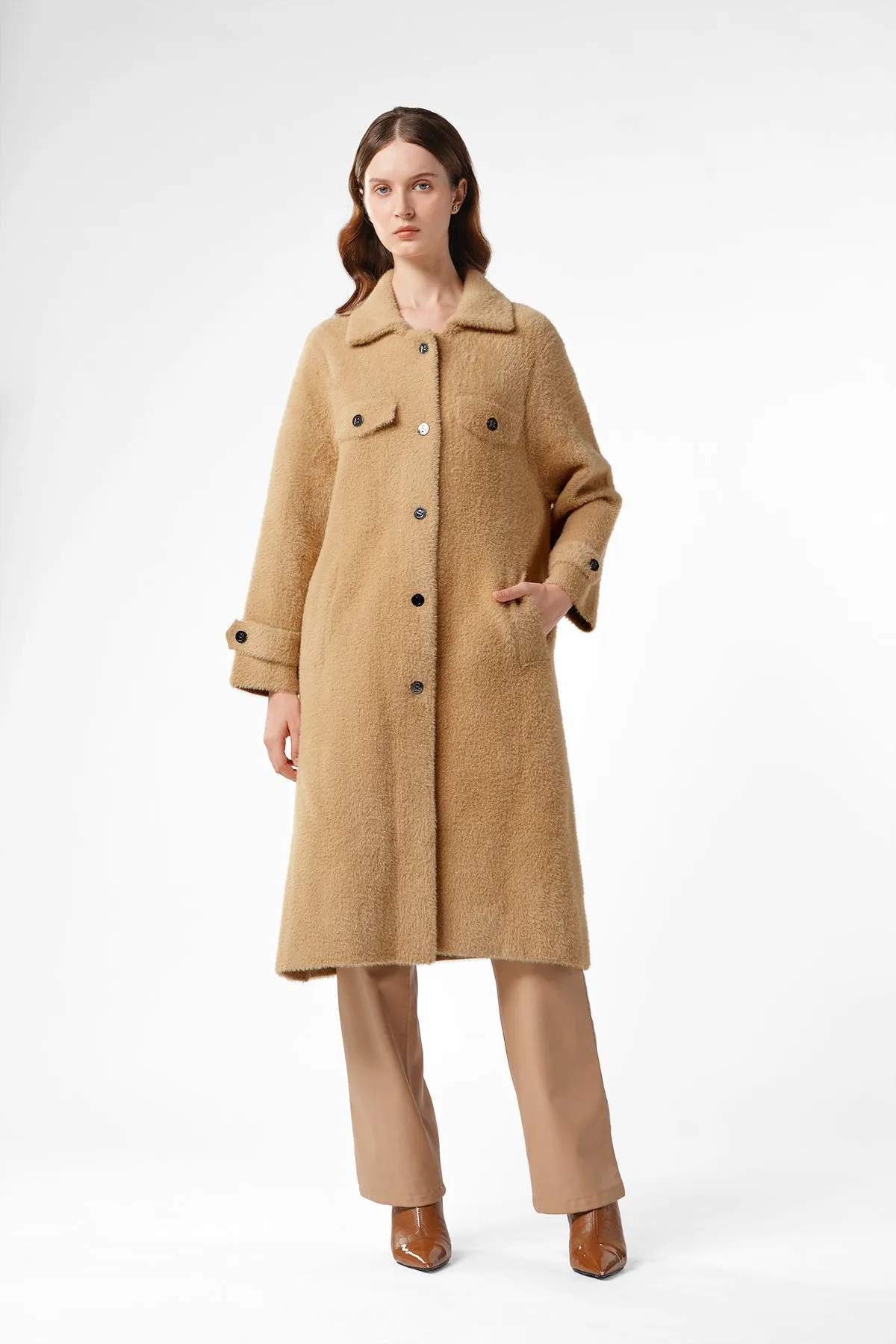 Ansley Coat - Camel