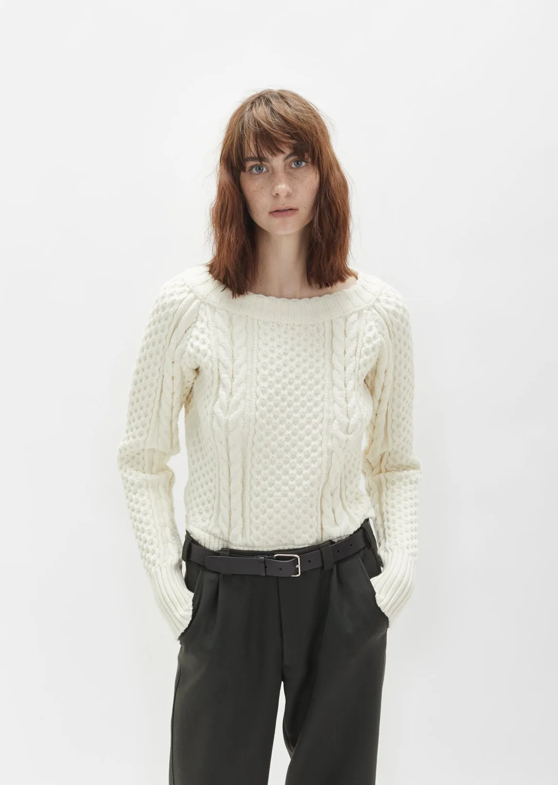 Aran Knit Bodysuit