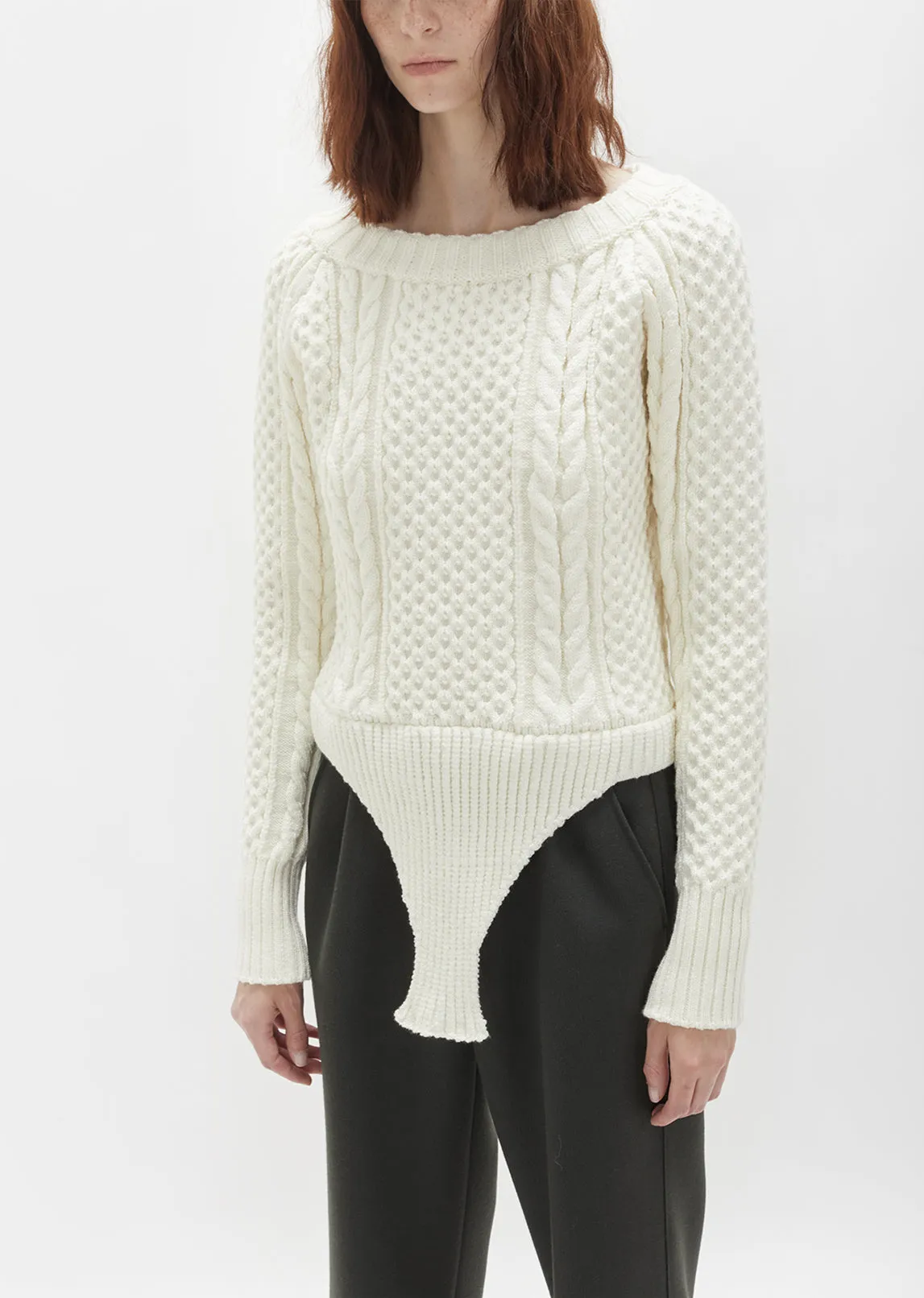 Aran Knit Bodysuit