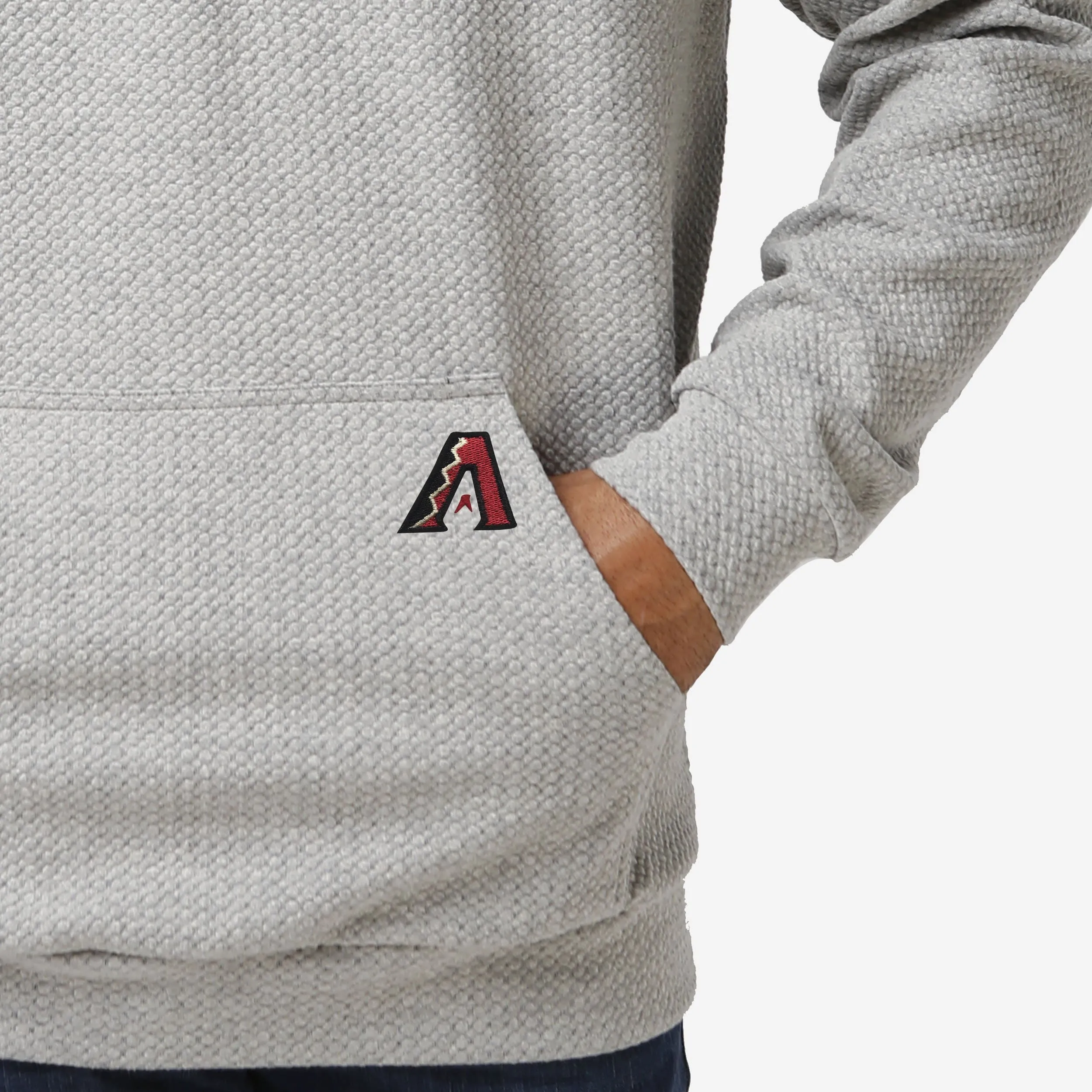 Arizona Diamondbacks Gray Woven Hoodie