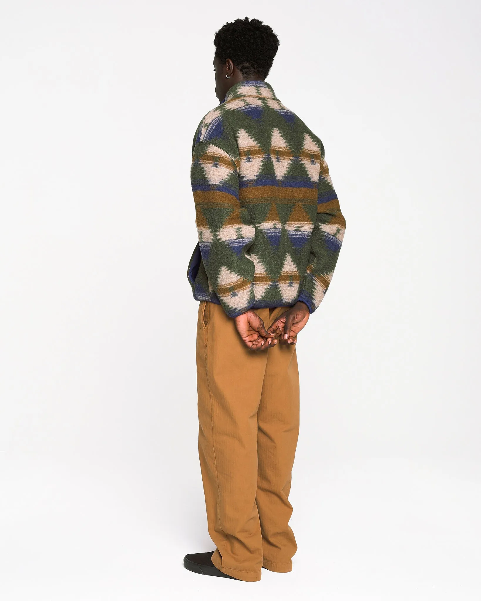 Arizona Sweater Desert Wool Green/Blue/Beige