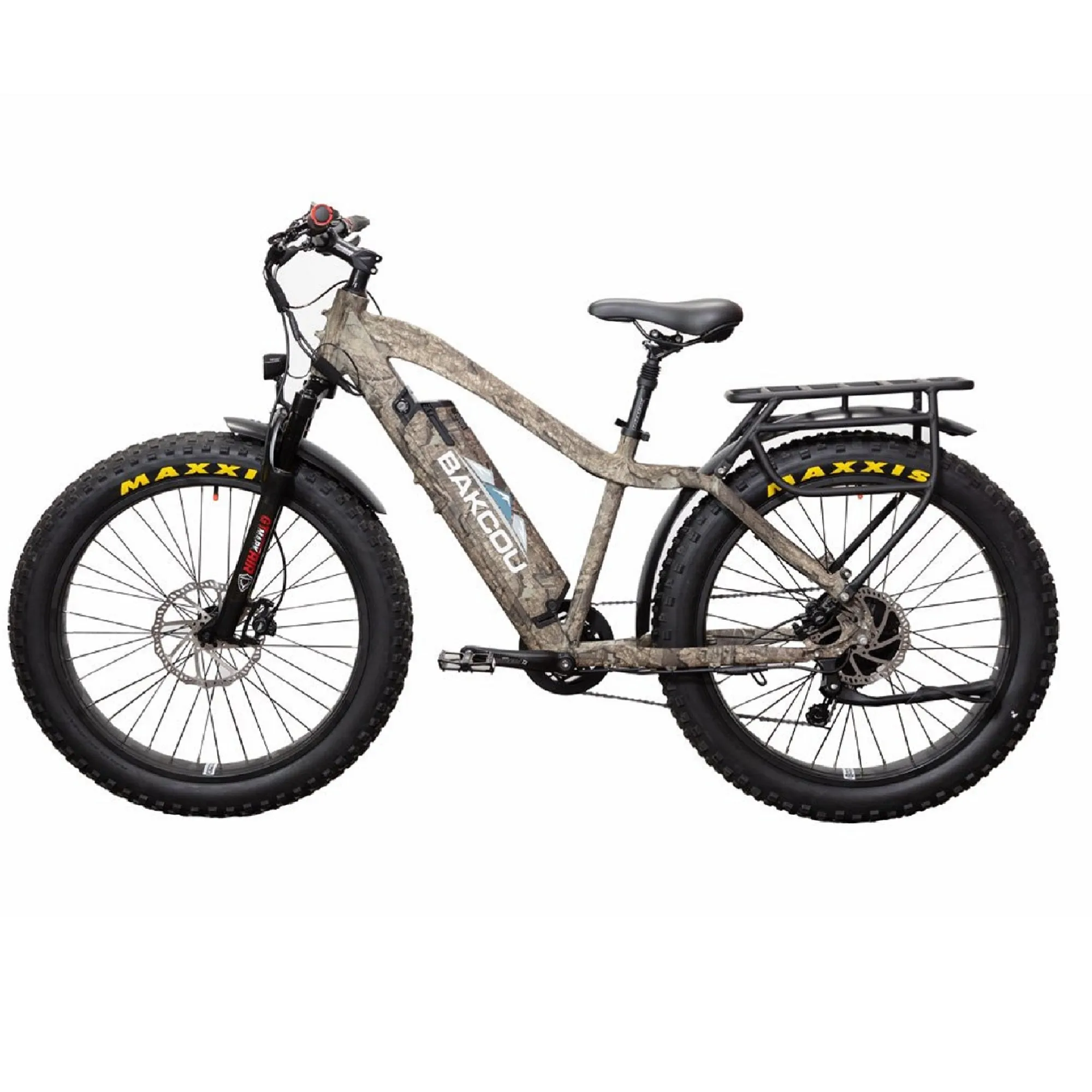 Bakcou 750W Flatlander Bafang Fat Tire Hunting Electric Bike