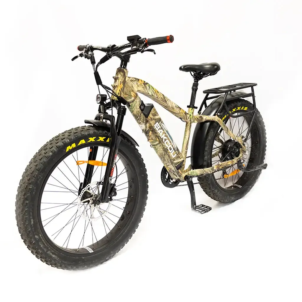 Bakcou Flatlander 750W 48V Fat Tire Electric Hunting Bike