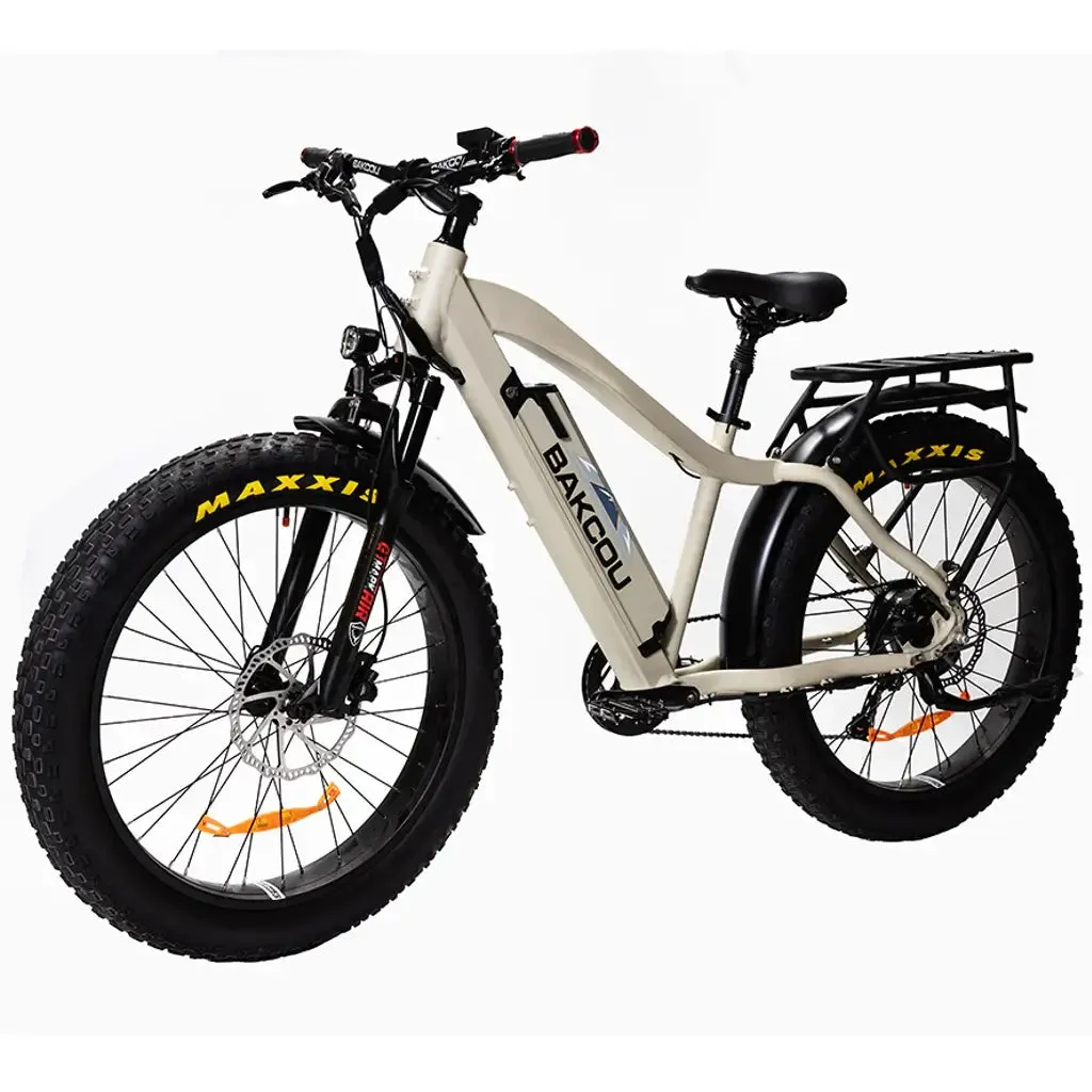 Bakcou Flatlander 750W 48V Fat Tire Electric Hunting Bike