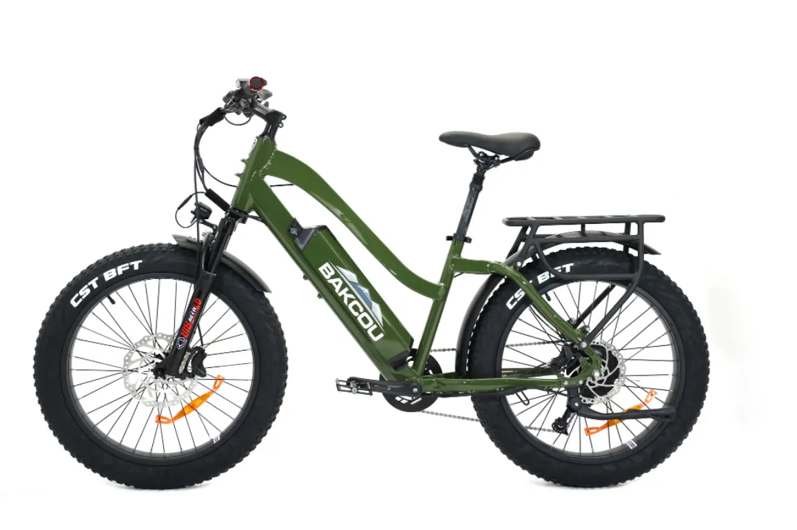 BAKCOU Flatlander Step-Through 24" Electric Hunting Bike