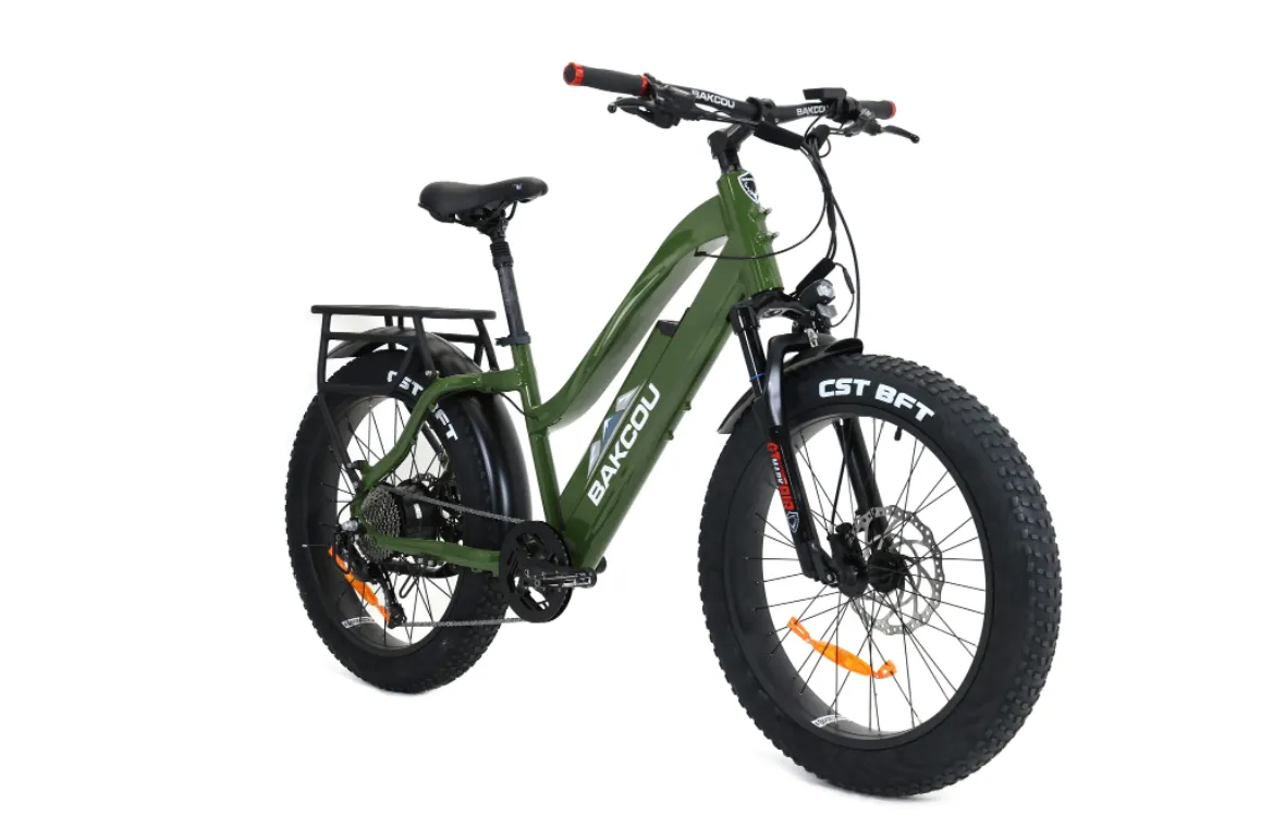 BAKCOU Flatlander Step-Through 24" Electric Hunting Bike