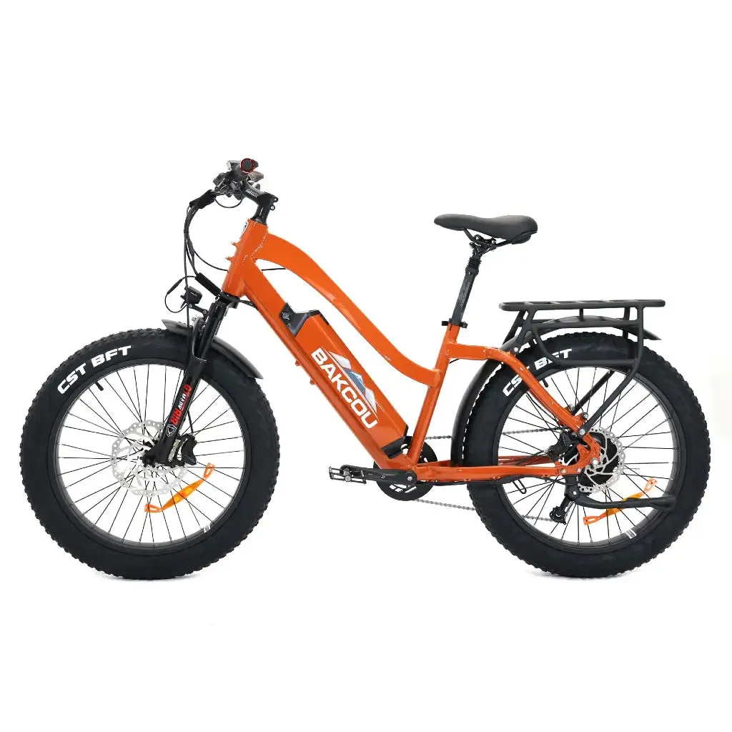 Bakcou Flatlander Step through (ST) 24" 750W 48V Fat Tire Electric Hunting Bike