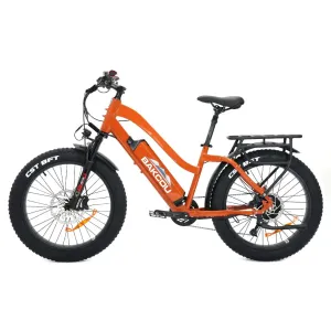 Bakcou Flatlander Step through (ST) 24" 750W 48V Fat Tire Electric Hunting Bike