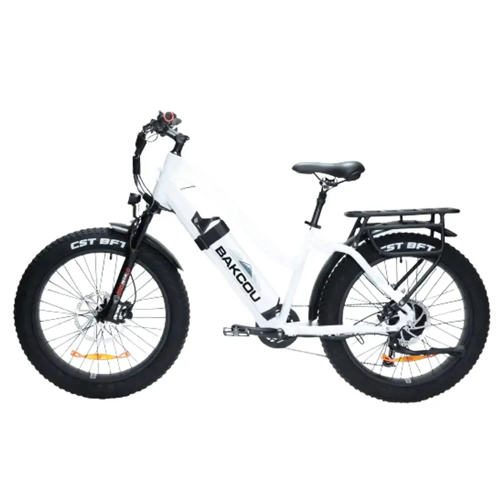 Bakcou Flatlander Step through (ST) 24" 750W 48V Fat Tire Electric Hunting Bike