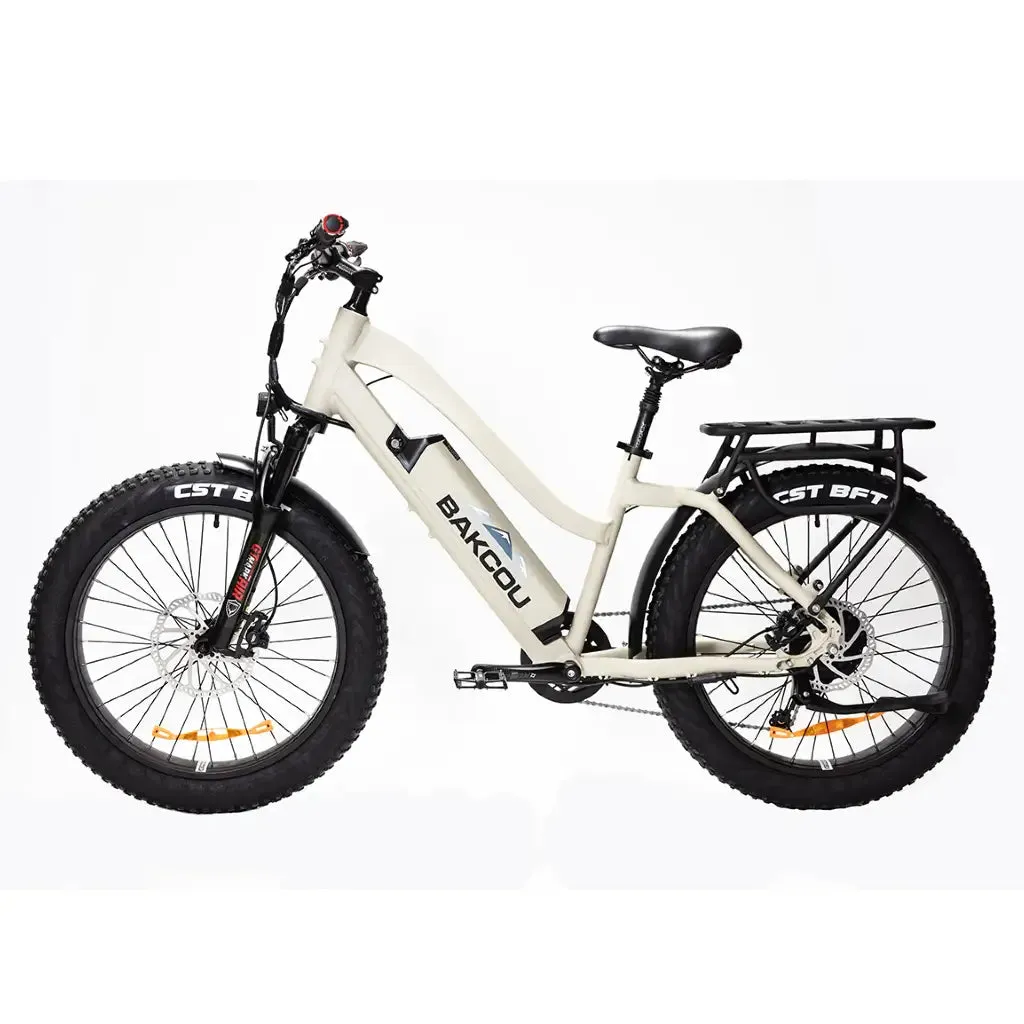 Bakcou Flatlander Step through (ST) 24" 750W 48V Fat Tire Electric Hunting Bike