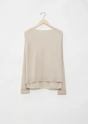 Boatneck Sweater — Oyster