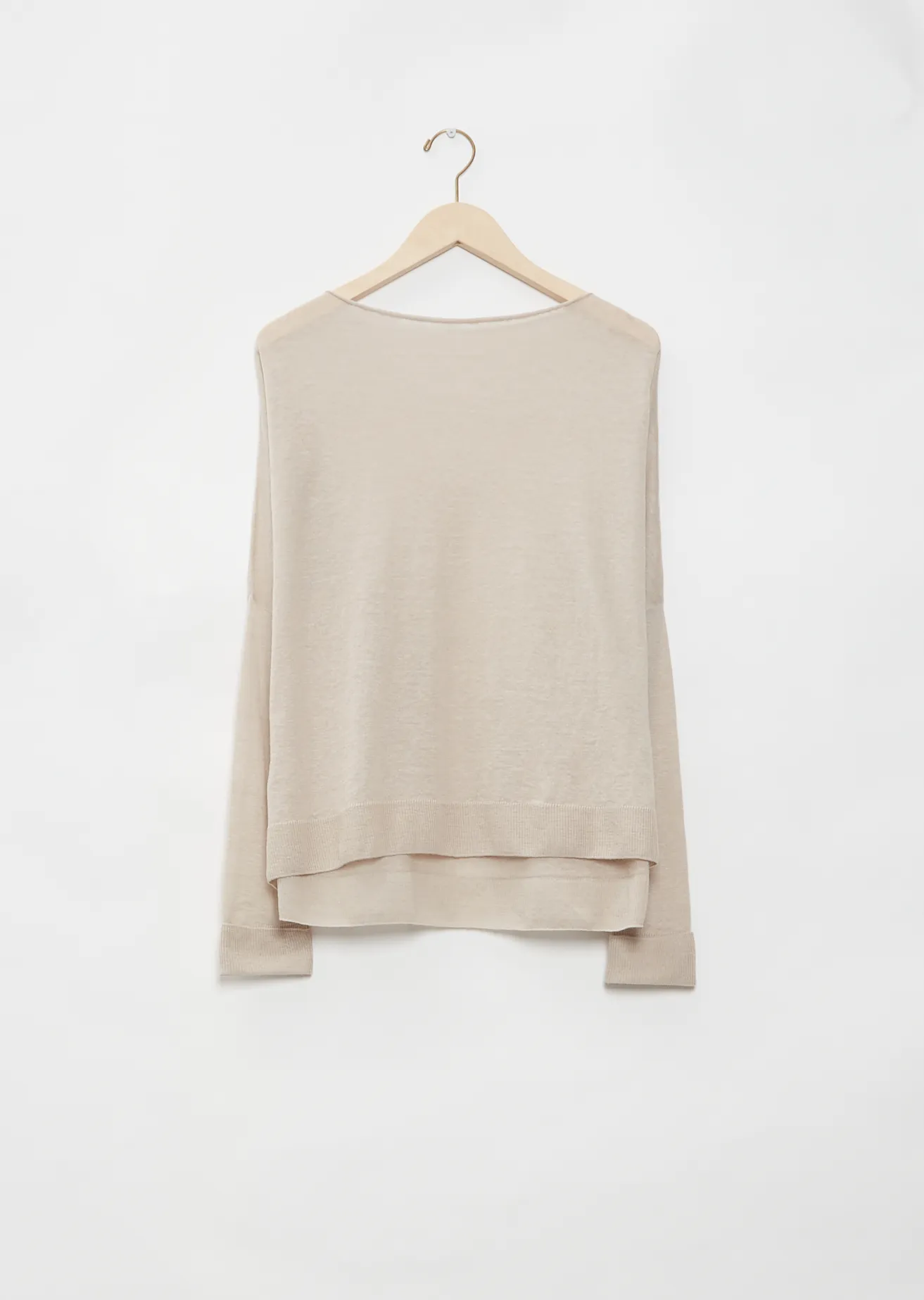 Boatneck Sweater — Oyster