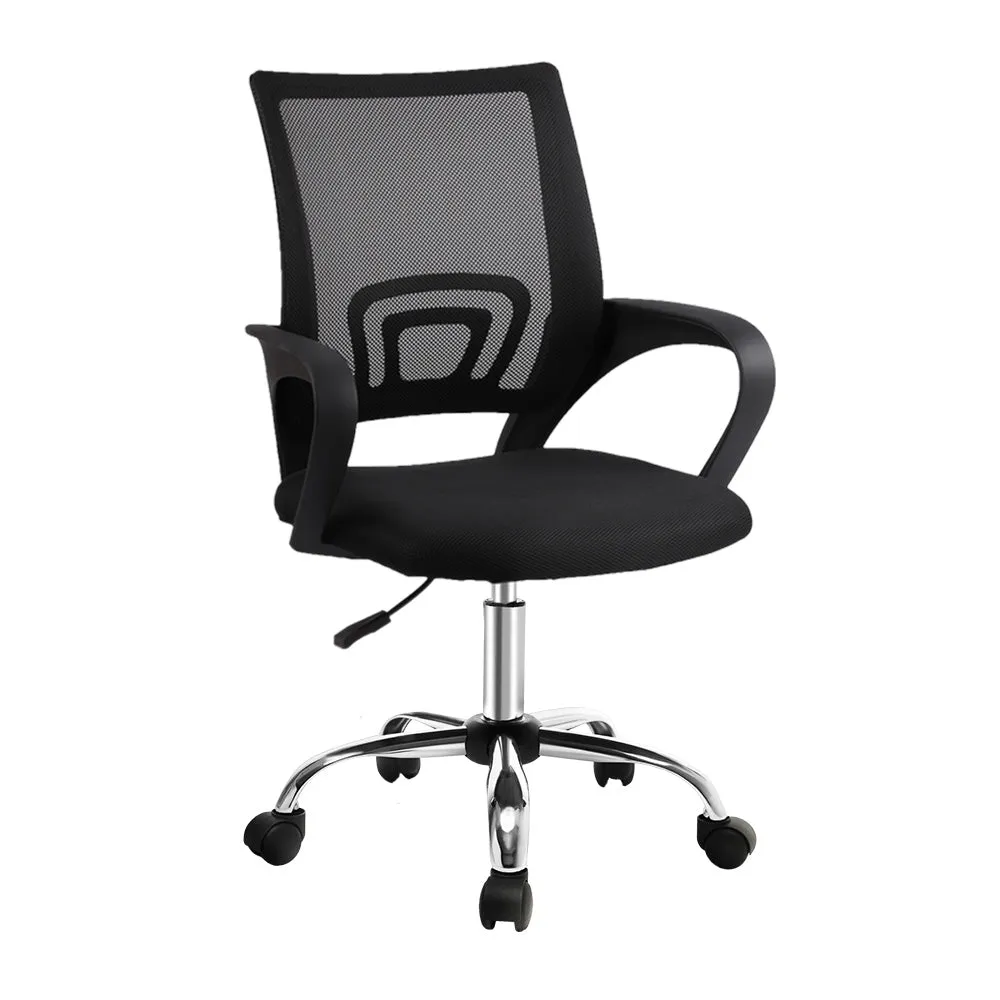 Breathable Mesh Office Chair Mid Back with Lumbar Support - Artiss