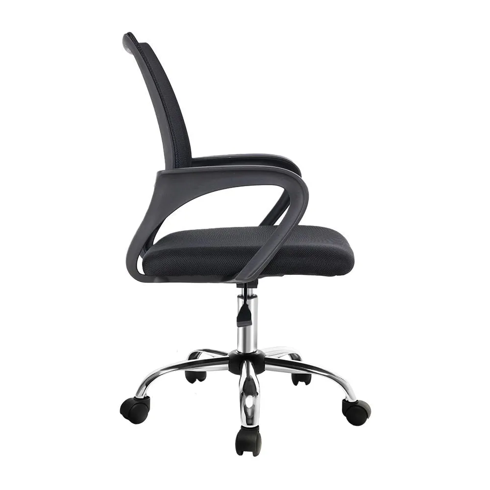 Breathable Mesh Office Chair Mid Back with Lumbar Support - Artiss