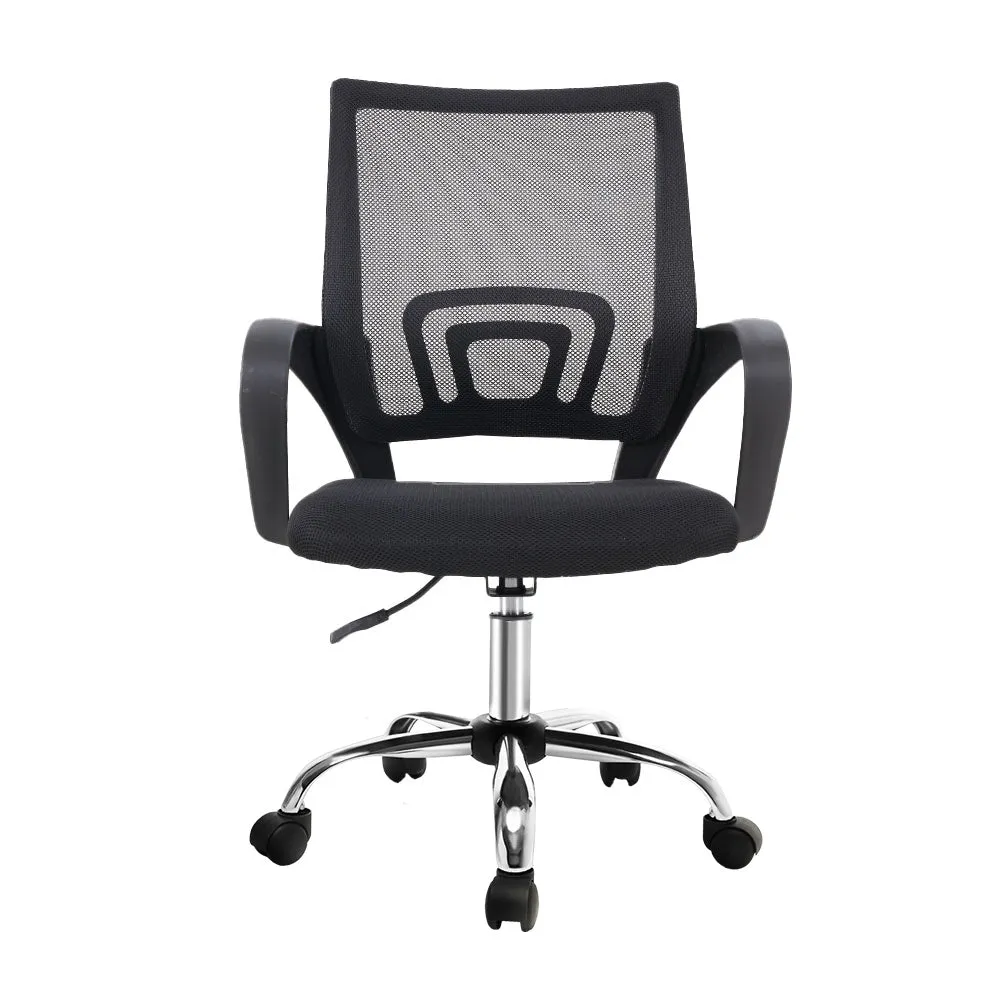 Breathable Mesh Office Chair Mid Back with Lumbar Support - Artiss