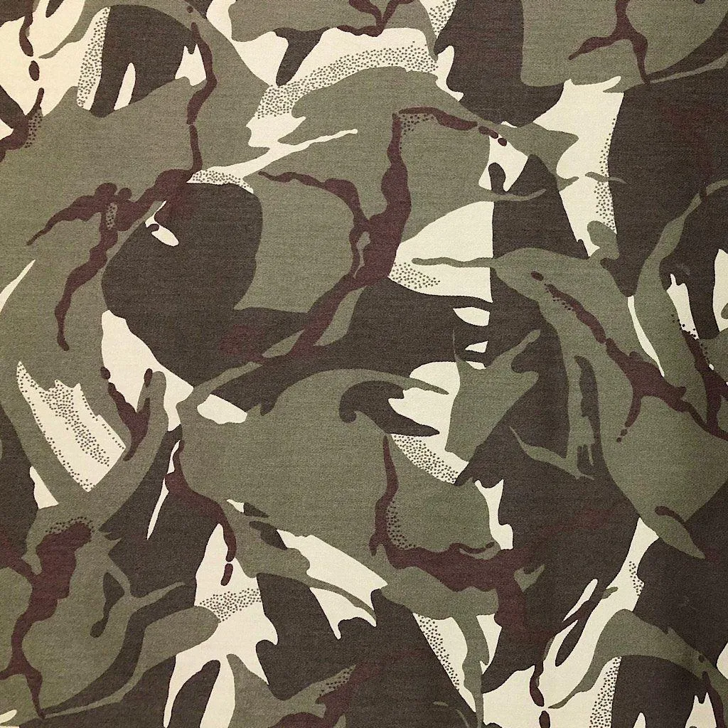 Camouflage 100% Cotton Drill Fabric