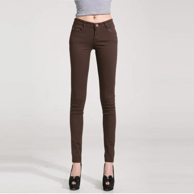 Casual Pants Slim Stretch Jeans