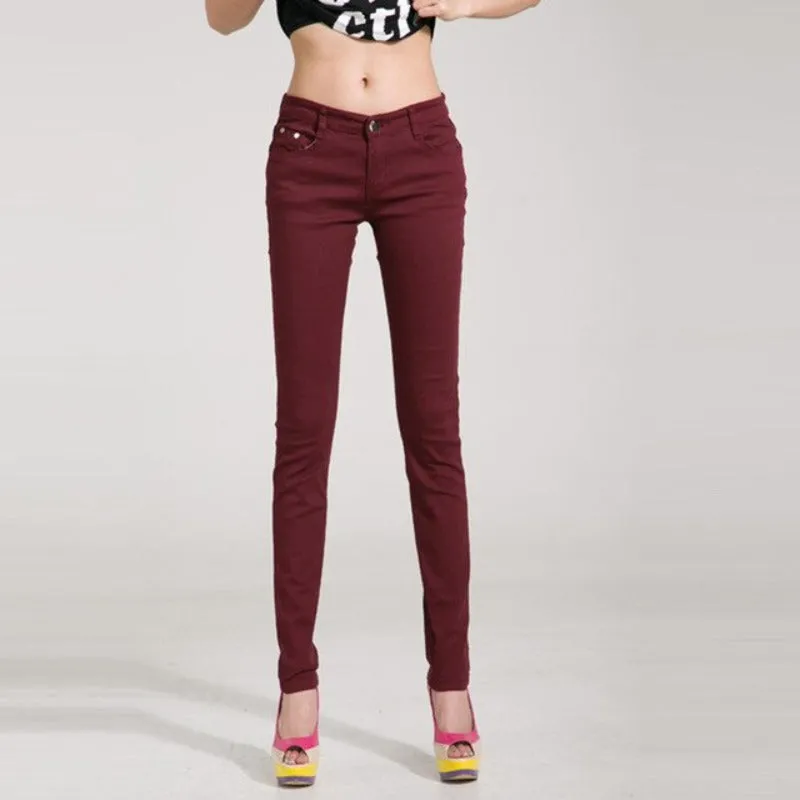 Casual Pants Slim Stretch Jeans