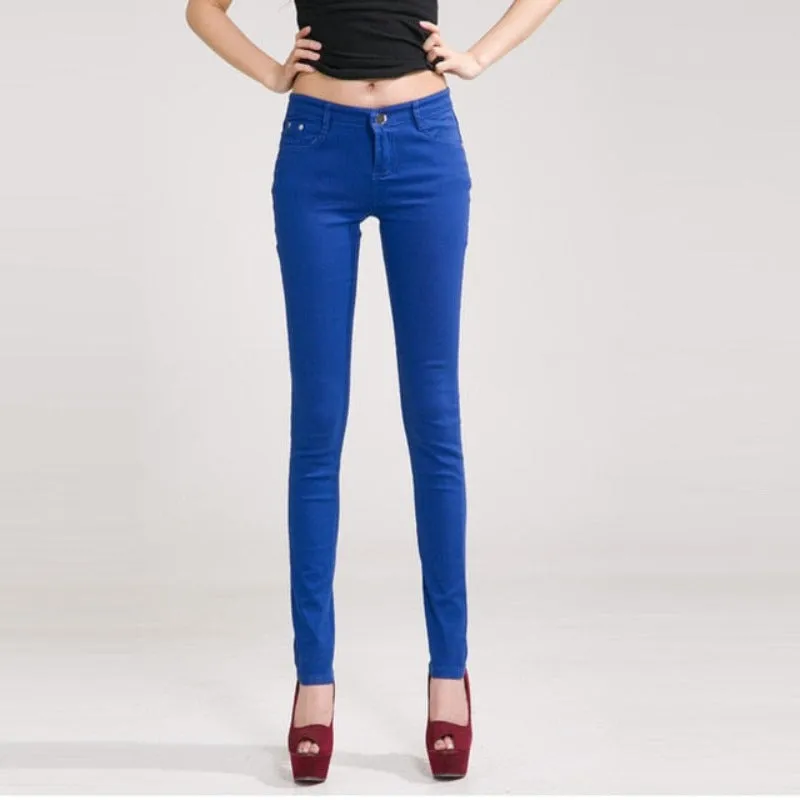 Casual Pants Slim Stretch Jeans