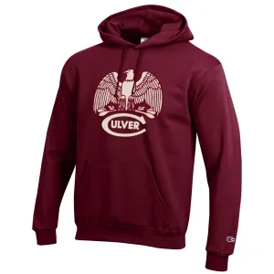 Champion Eagle Powerblend Eagle Applique Hood - Maroon