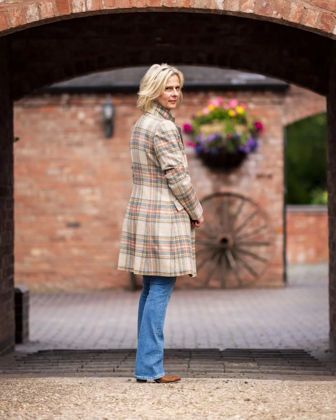 Charlotte Vintage Tweed Coat