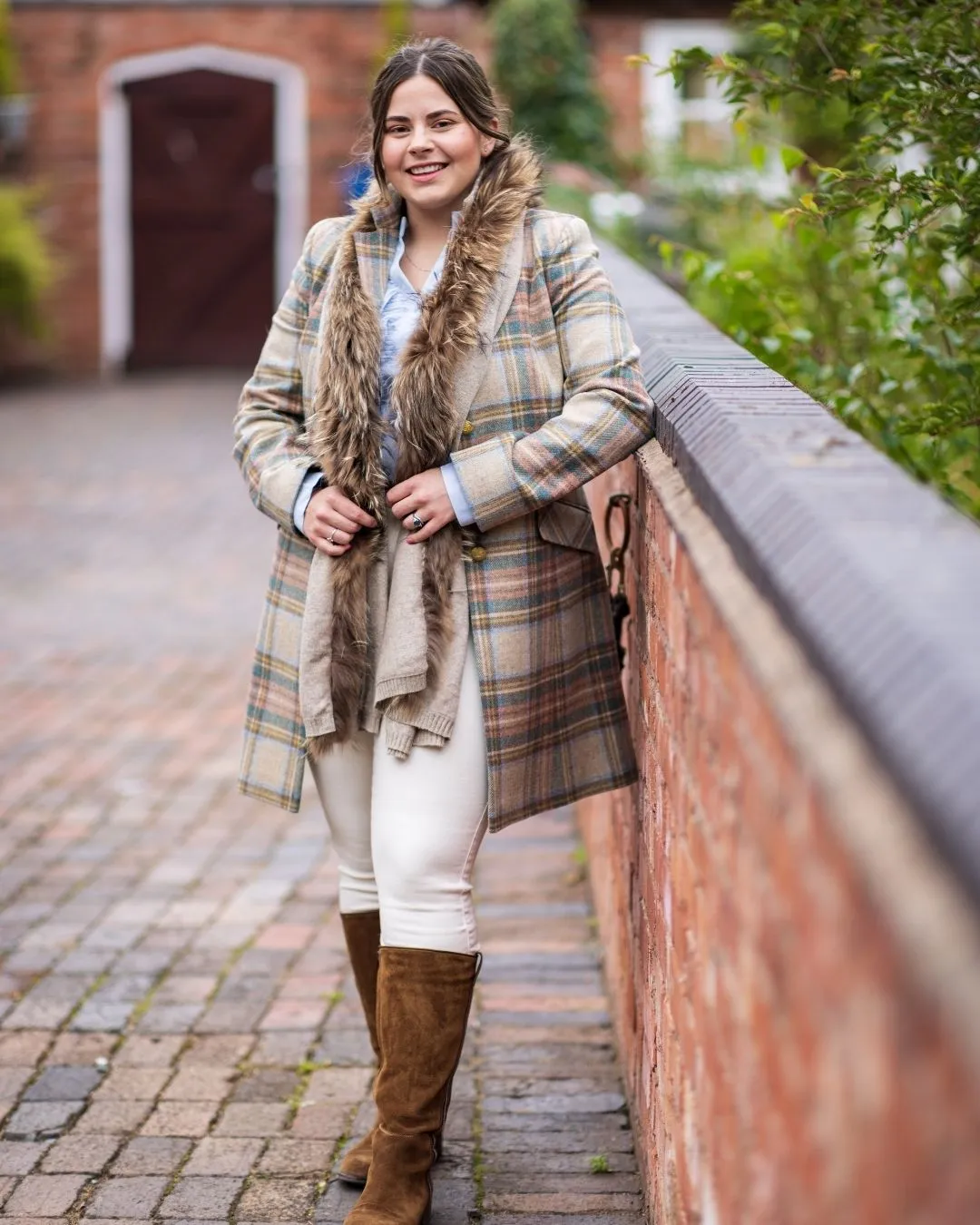 Charlotte Vintage Tweed Coat