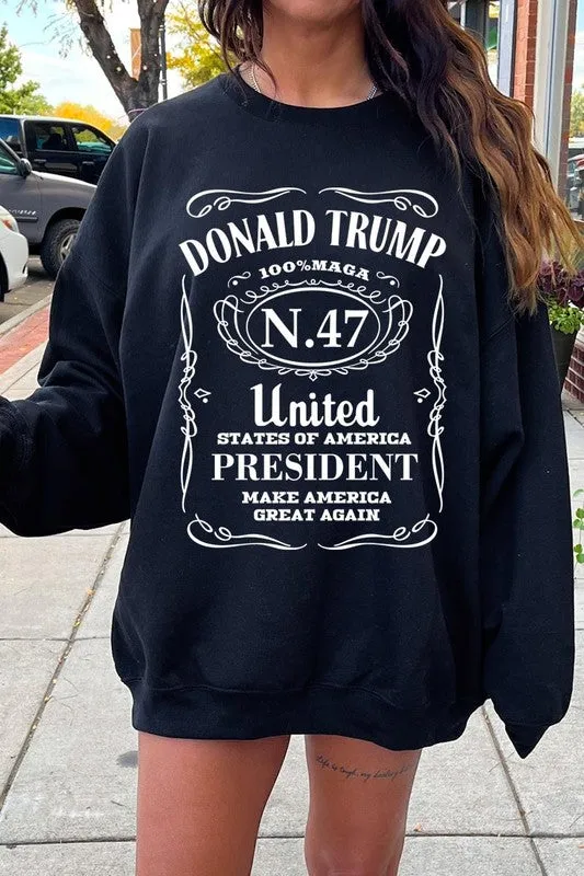 Donald Trump USA President 47 Maga Sweatshirts