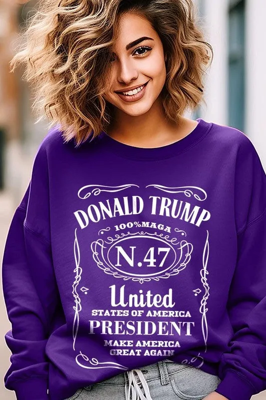 Donald Trump USA President 47 Maga Sweatshirts