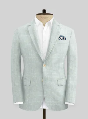 Italian Linen Lusso Summer Green Jacket