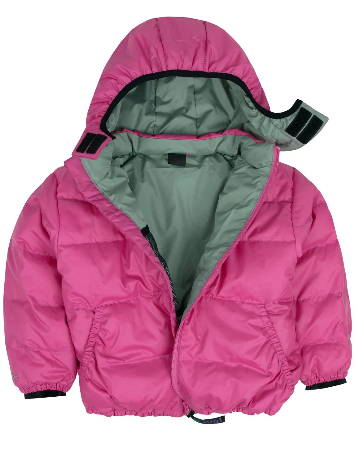 Kids Down Hooded Jacket - Rose