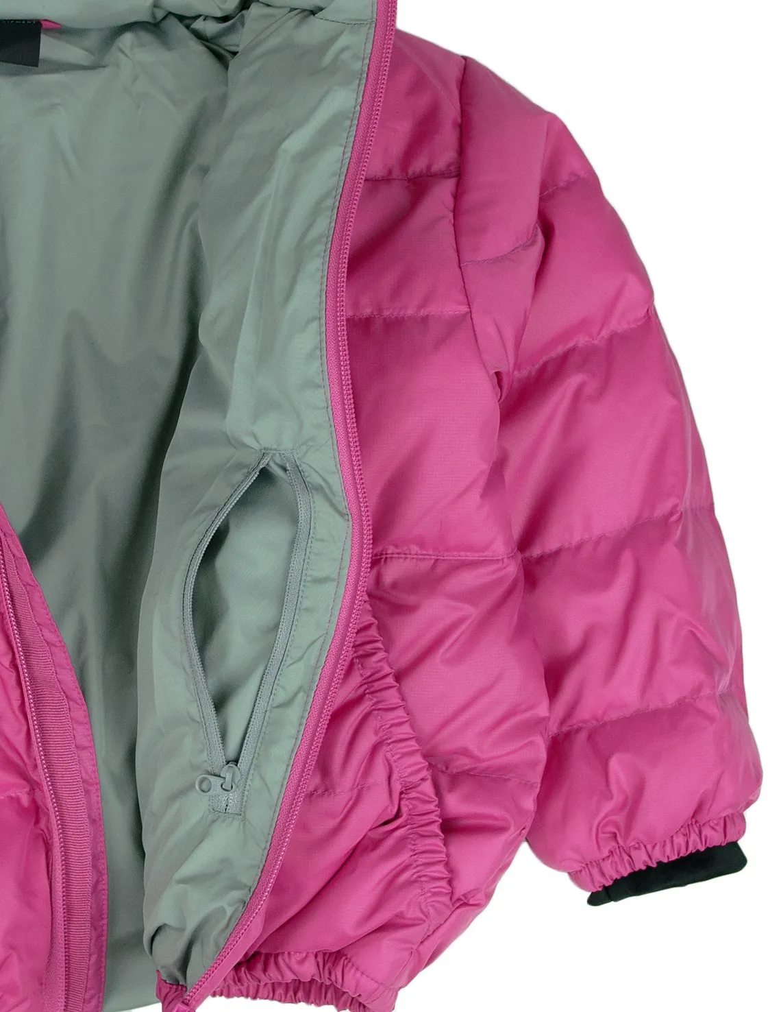 Kids Down Hooded Jacket - Rose