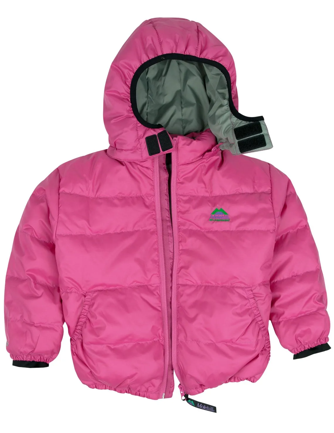 Kids Down Hooded Jacket - Rose