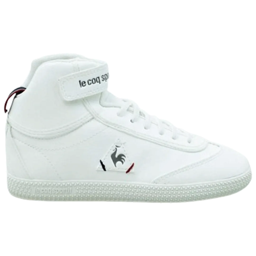 Lecoq Sportif Boys Provencale  Mid Boot White Silver