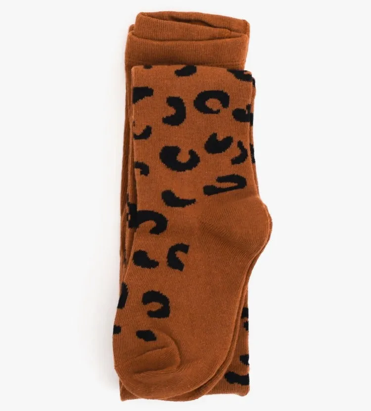 Leopard Knit Tights  || Little Stocking Co