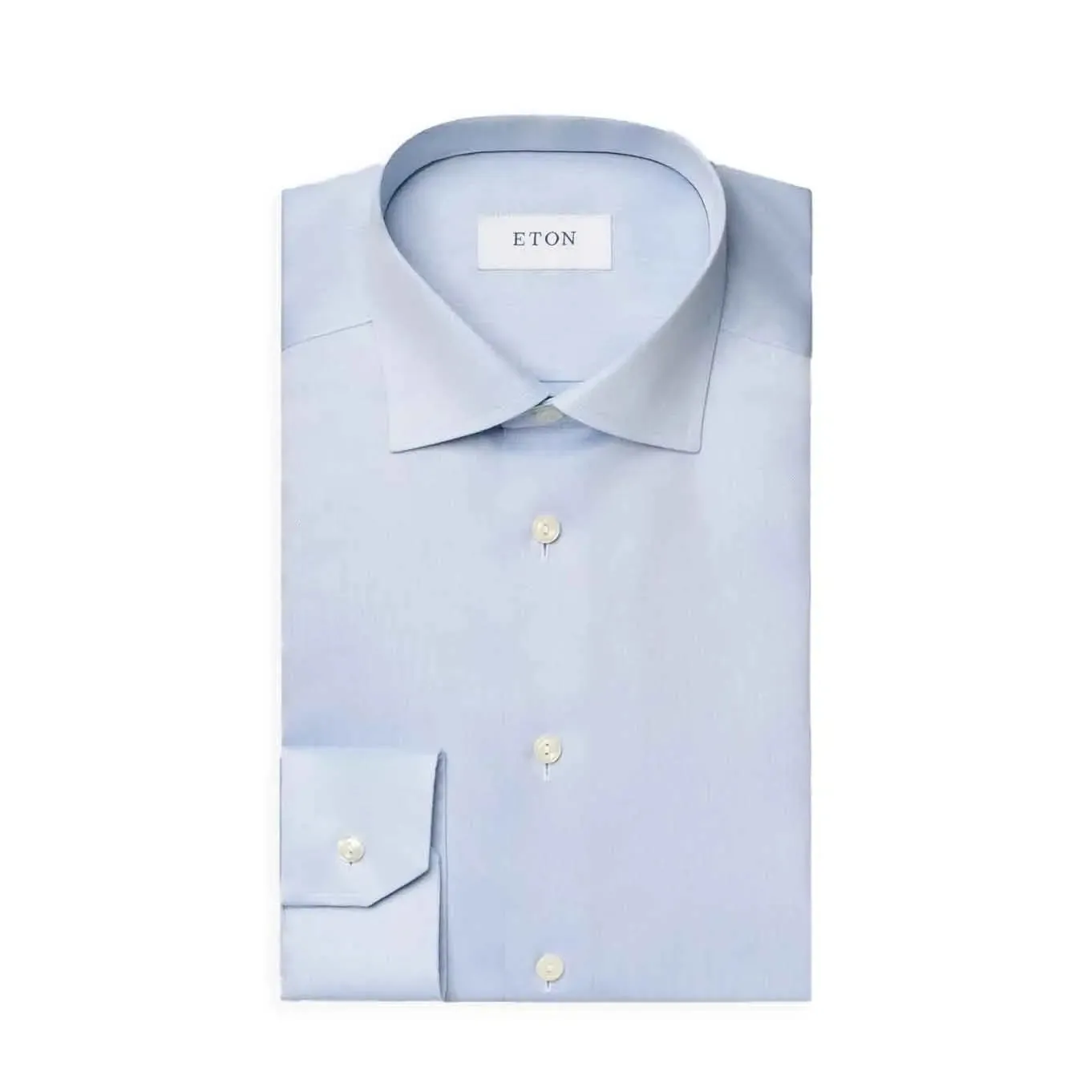 Light Blue Signature Twill Slim Fit Shirt