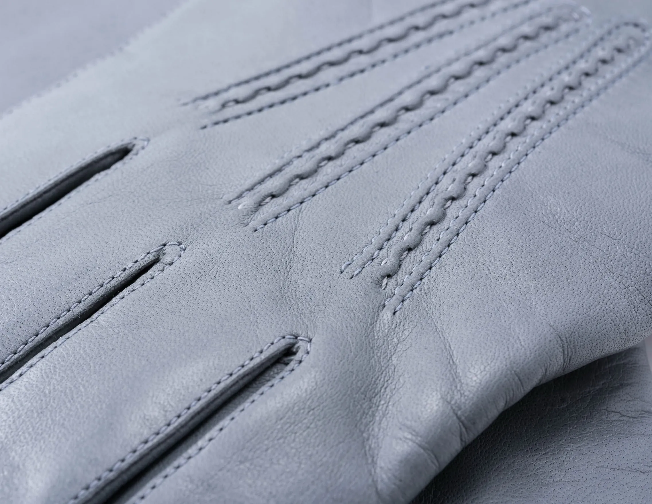 Light Gray Lamb Nappa Gloves