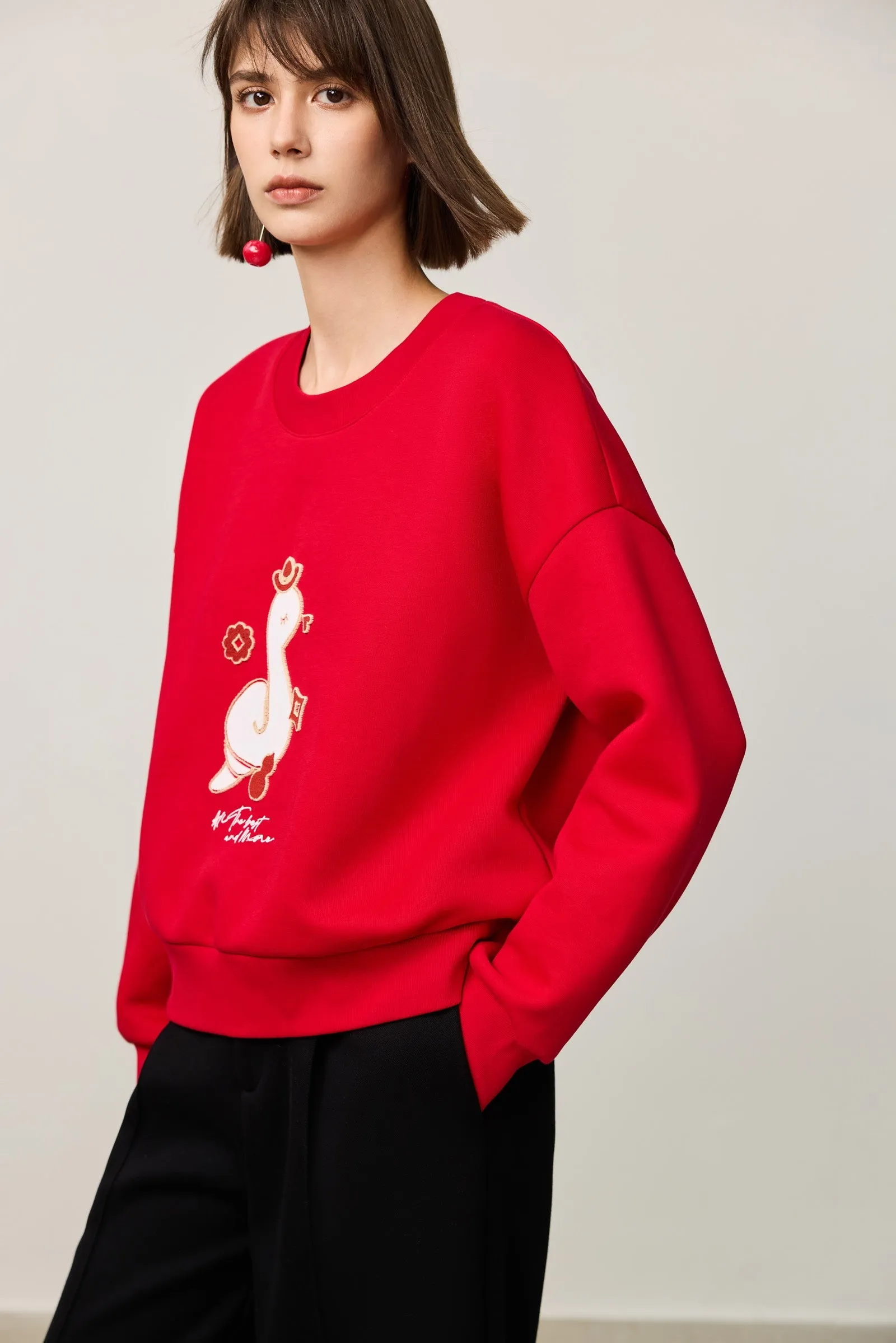 LILY New Year Zodiac Graphic Sweatshirt