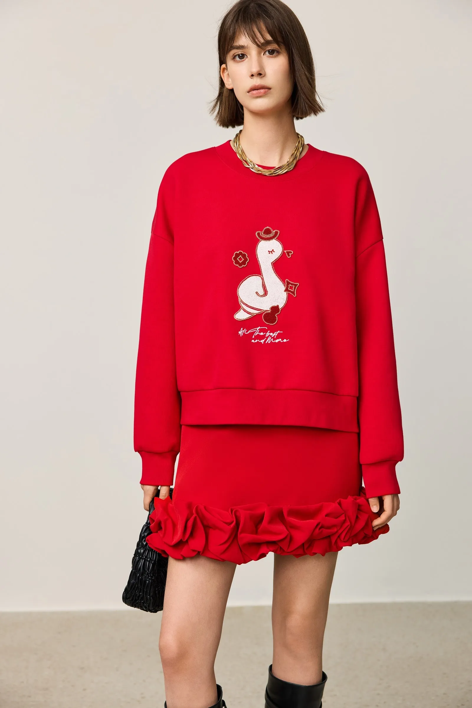 LILY New Year Zodiac Graphic Sweatshirt