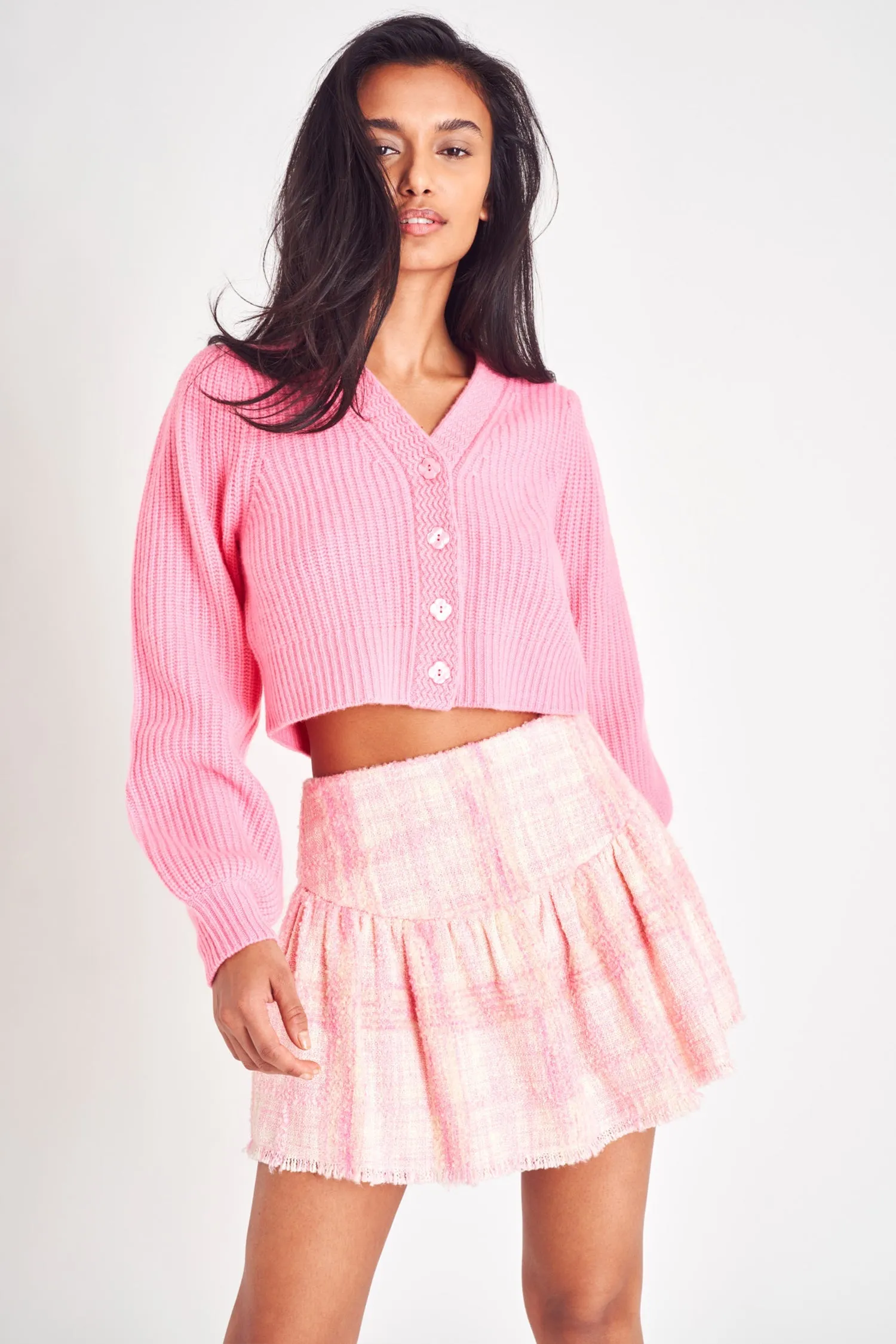 Lively Tweed Mini Skirt