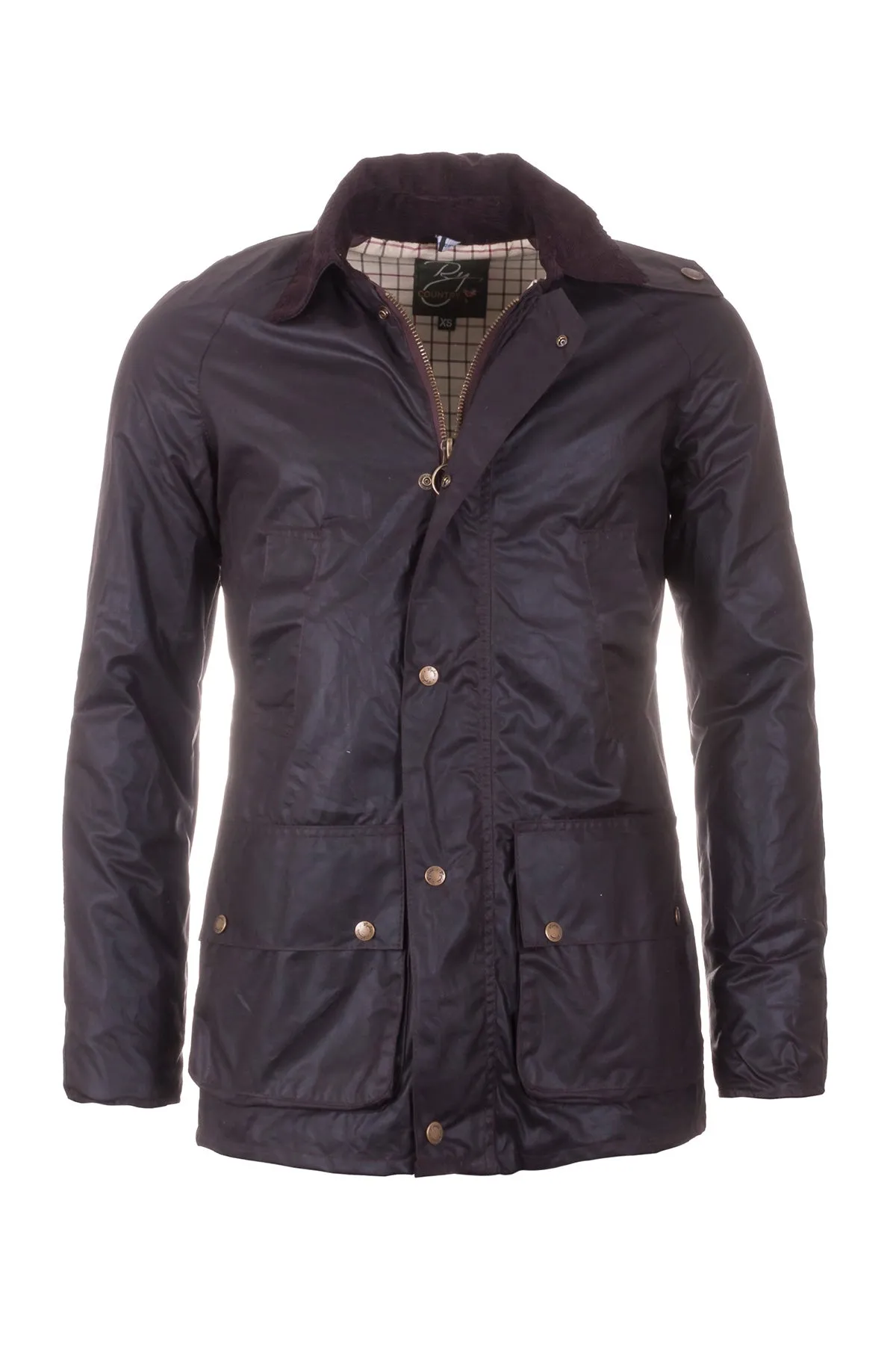 Men's Richmond Slim Fit Waxed Cotton Jacket