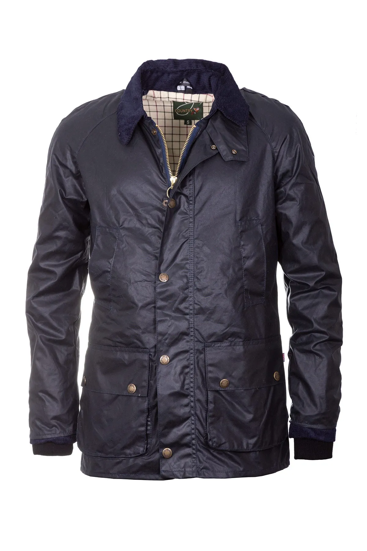 Men's Richmond Slim Fit Waxed Cotton Jacket