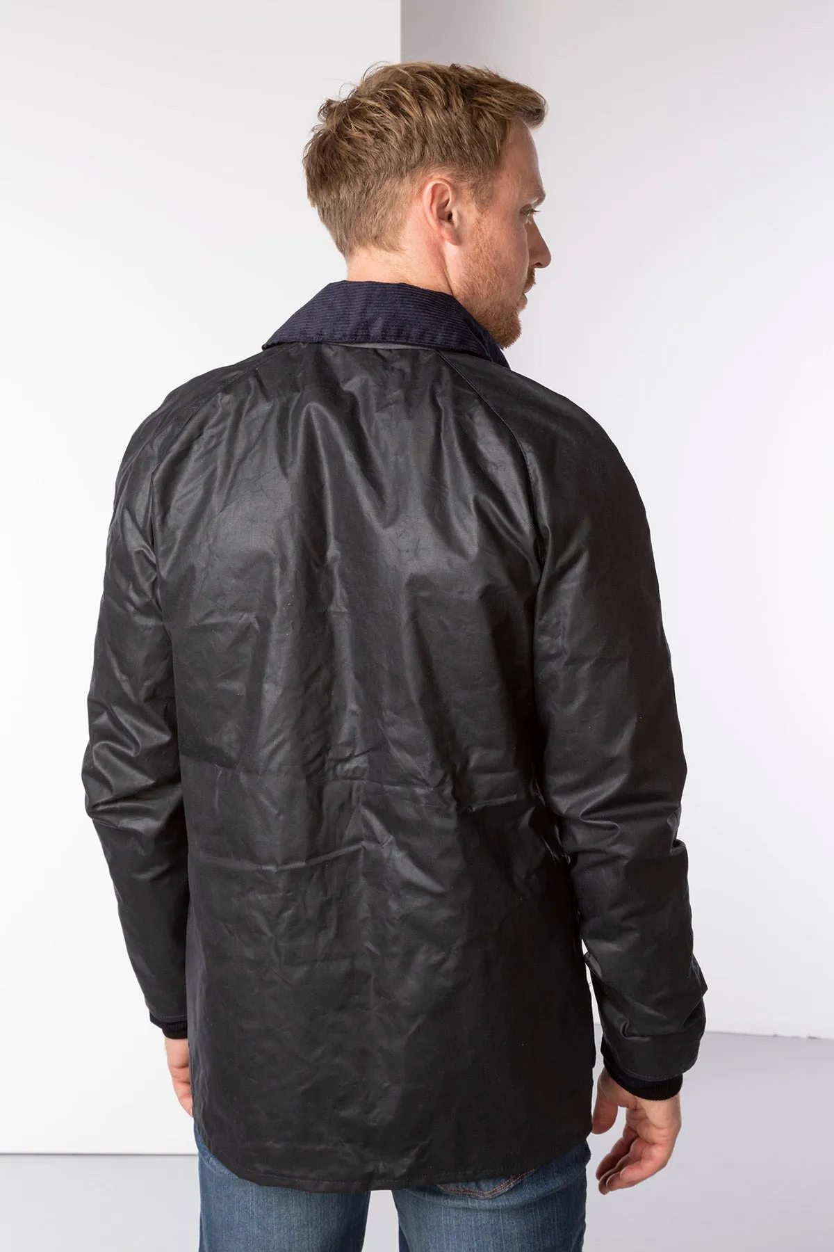 Men's Richmond Slim Fit Waxed Cotton Jacket