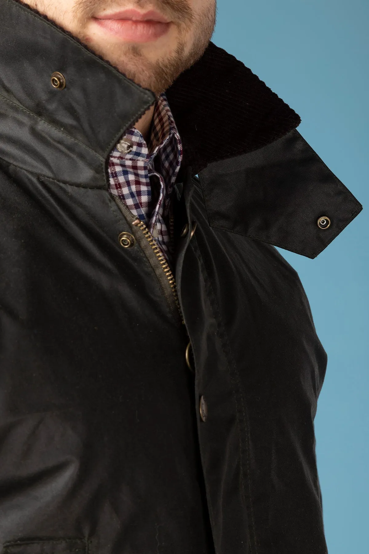 Men's Richmond Slim Fit Waxed Cotton Jacket