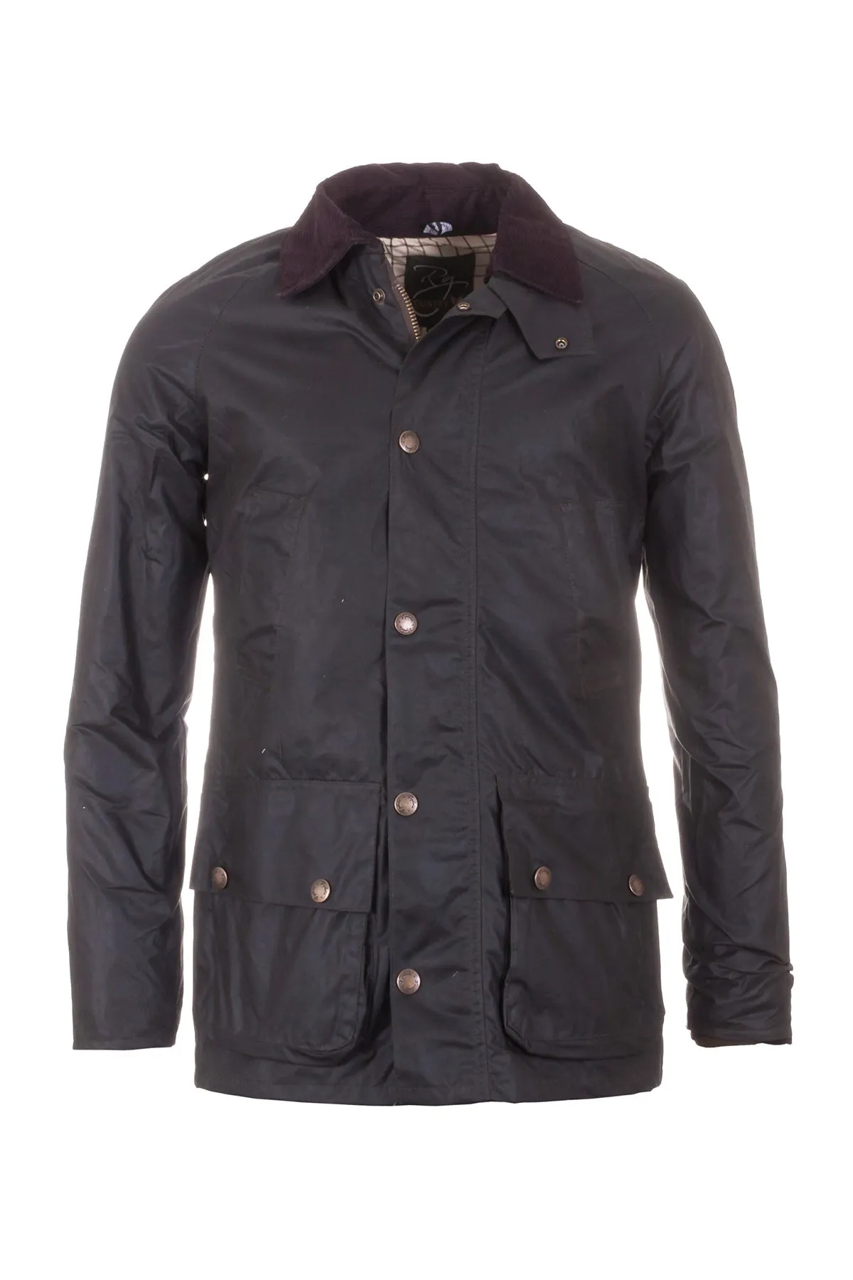 Men's Richmond Slim Fit Waxed Cotton Jacket