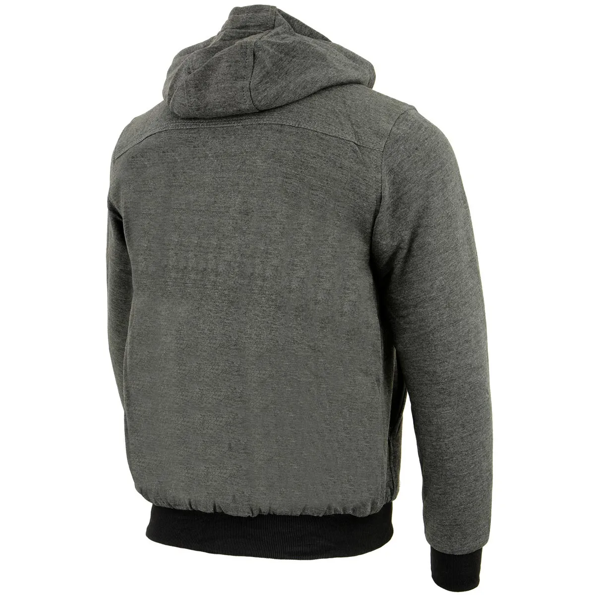 Nexgen Heat MPM1713SET Men's “Fiery’’ Heated Hoodie - Grey Zipper