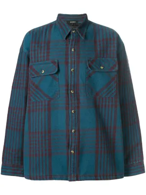 Padded Classic Flannel Blue